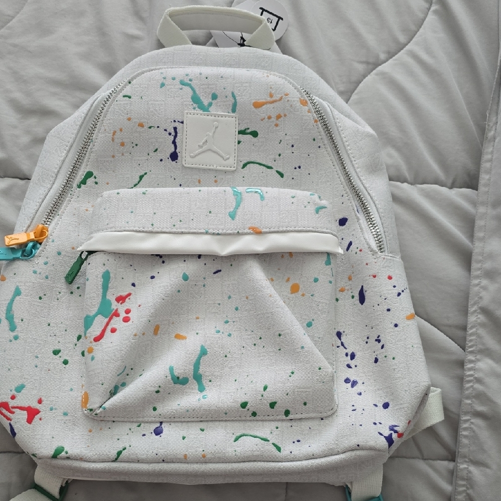 Colorful Splatter Kids Backpack